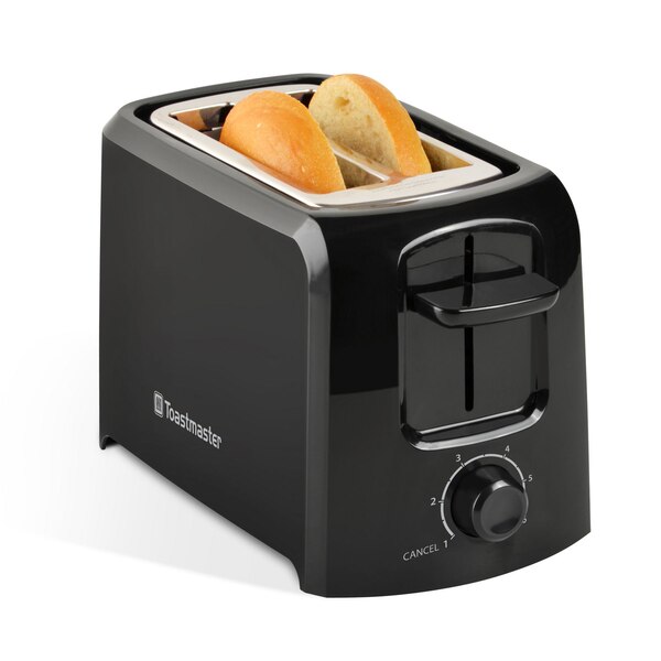Toastmaster 2-Slice Toaster, Black