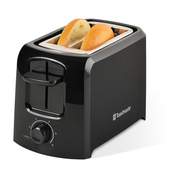 Toastmaster 2-Slice Toaster, Black