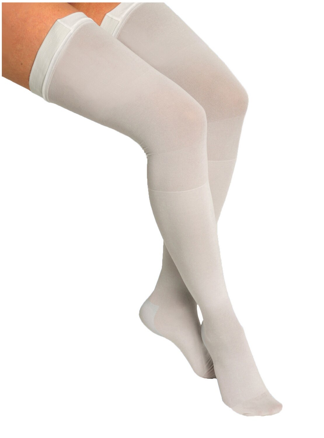 ITA-MED Anti-Embolism Compression Thigh Highs White