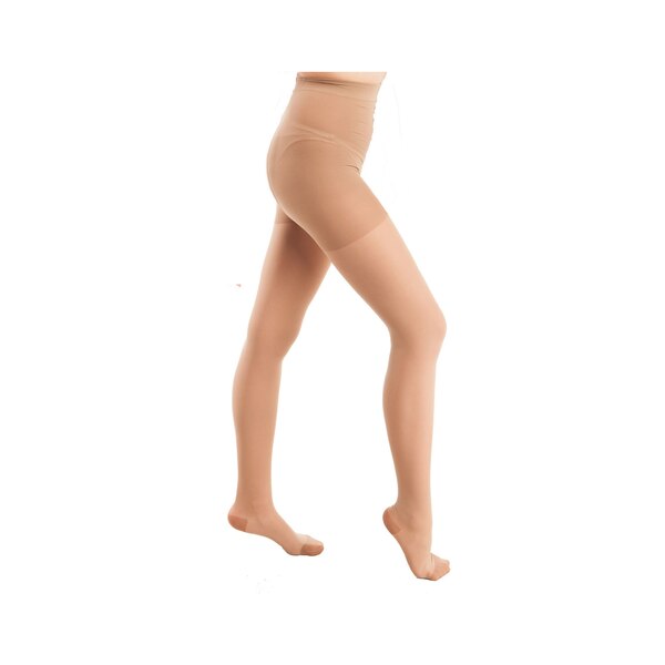 ITA-MED Sheer Compression Pantyhose,  Beige, Petite