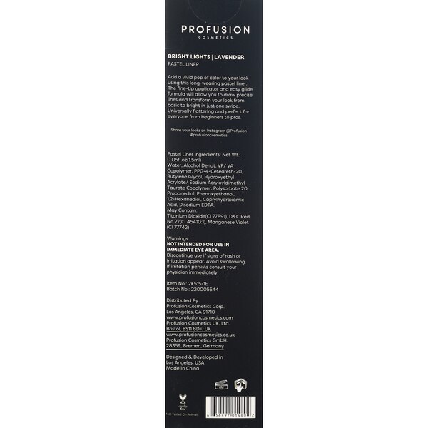 Profusion Cosmetics Pastel Liquid Eyeliner, 0.05 oz