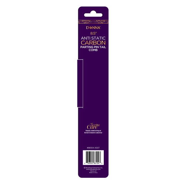 Donna Anti Static Carbon Parting Pin Tail Comb