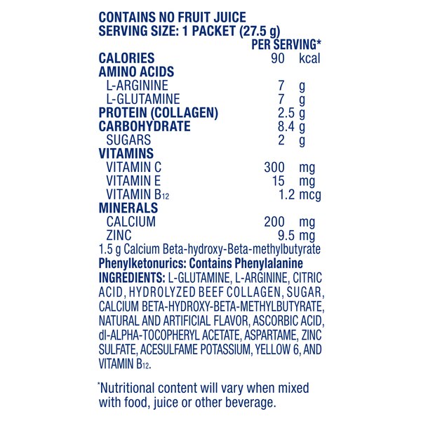 Juven Therapeutic Nutrition Powder for Wound Healing, 8 CT