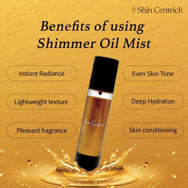 Skin Centrick Shimmer Oil Mist, 5 OZ