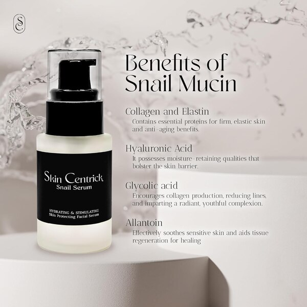 Skin Centrick Snail Serum, 1 OZ
