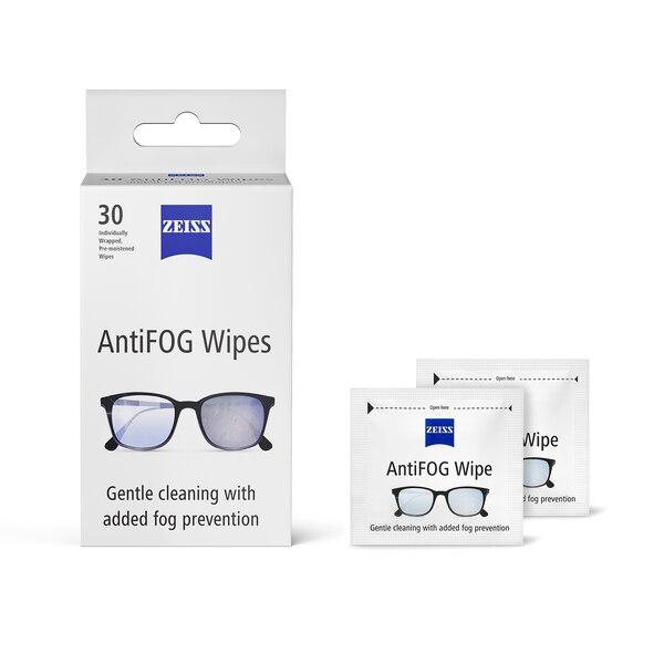 ZEISS AntiFOG Lens Wipes, 30 CT