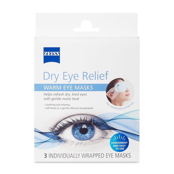 Zeiss Dry Eye Relief Warm Eye Mask, 3 CT