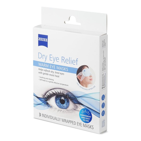 Zeiss Dry Eye Relief Warm Eye Mask, 3 CT
