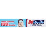 Be Koool Kids Fever Cooling Gel Sheets, 4 CT, thumbnail image