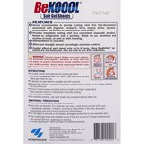 Be Koool Migraine & Fever Cooling Gel Sheets, 4 CT, thumbnail image