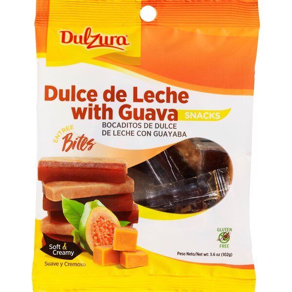 Dulzura Borincana DulcedeLeche con Buayaba(Milk&Guava Candy), 4 OZ
