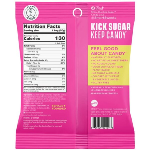 Smart Sweets, SourMelon Bites, 1.8 oz