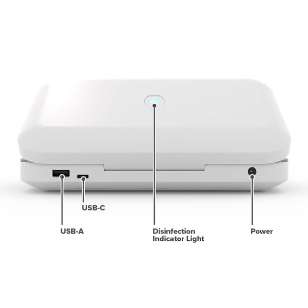 PhoneSoap Go, Disinfect & Charge Your Phone with Built-in Rechargable Battery