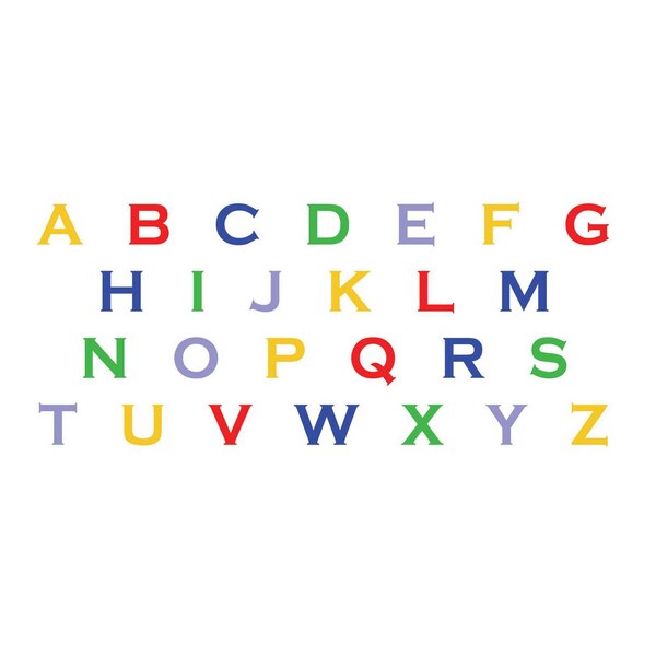 Skil-Care Alphabet Upper Case Gel Pack in Order, Blue
