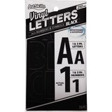 ArtSkills Black Vinyl Stickers, Letters, Numbers & Symbols, 250 ct, thumbnail image