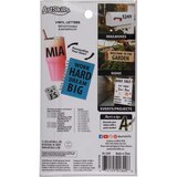 Art Skills Vinyl Stickers, Letters, Numbers & Symbols, Black, 250 ct, thumbnail image 2 of 2