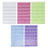 ArtSkills Self-Stick Gemstone Variety Pack, 1400 pcs, thumbnail image
