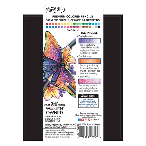 ArtSkills Premium Colored Pencils, 36 ct