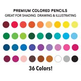 ArtSkills Premium Colored Pencils, 36 ct, thumbnail image