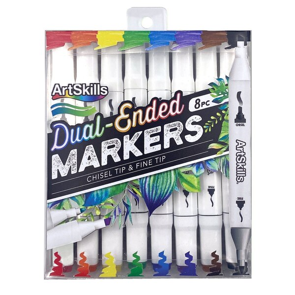 ArtSkills Dual-Tipped Markers, 8 ct