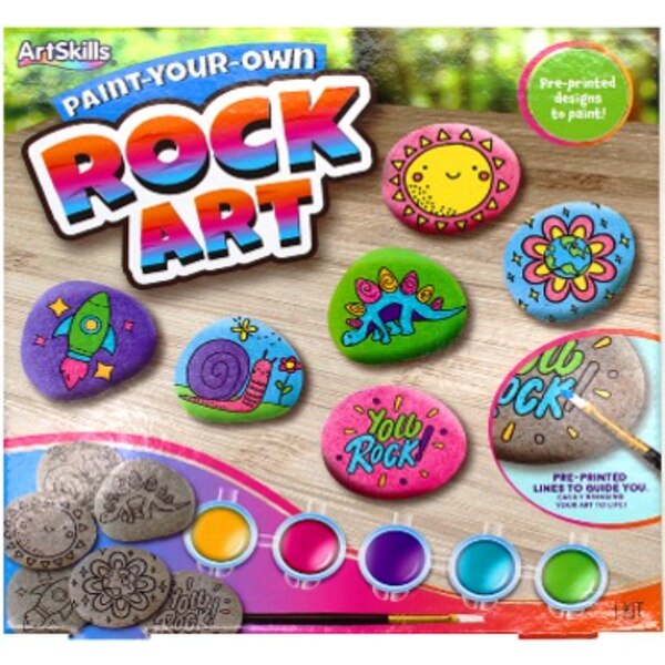 ArtSkills Paint-Your-Own Rock Art Kit