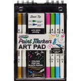 ArtSkills Black Paper Sketchbook with Dual Tip Acrylic Paint Markers, thumbnail image