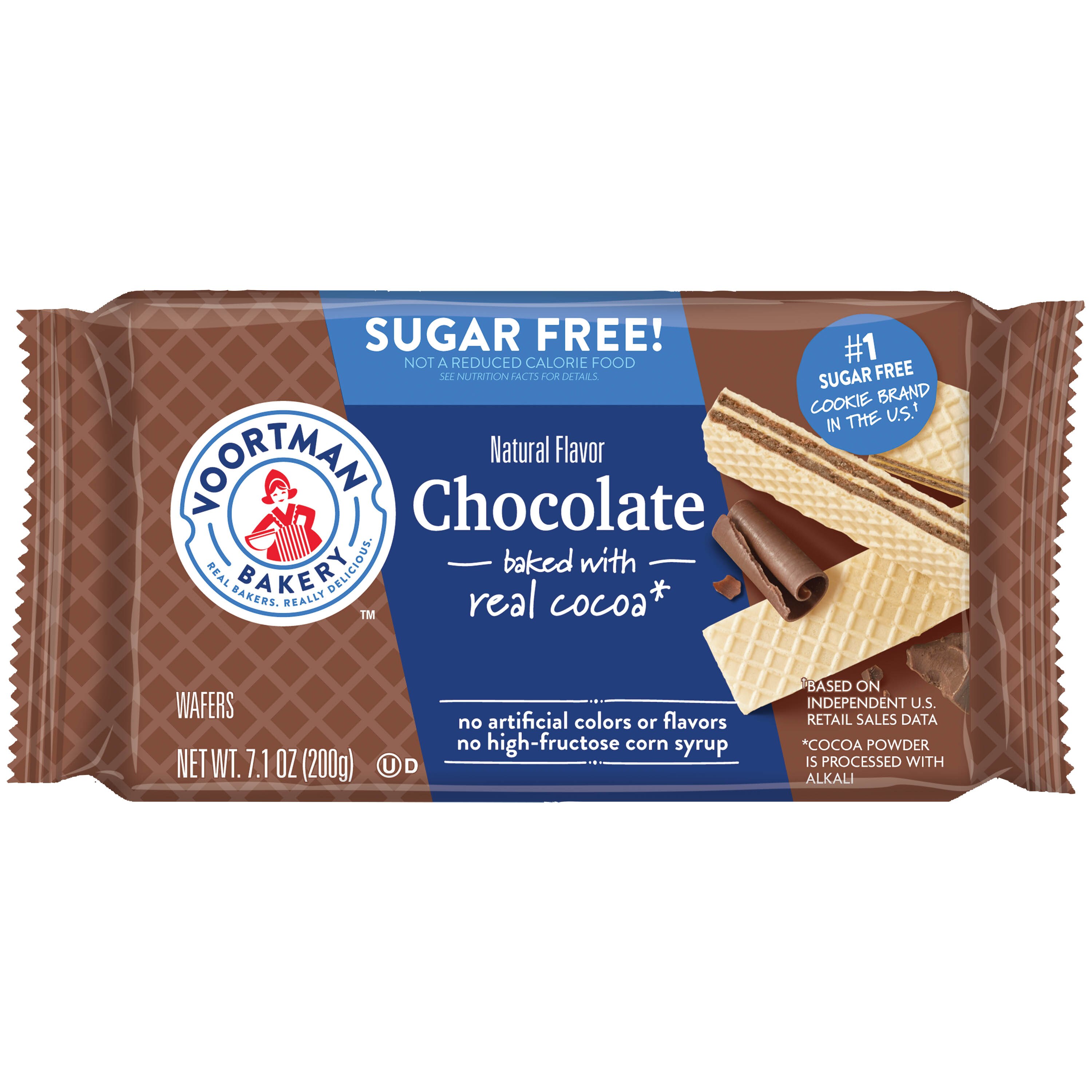 Voortman Sugar Free Wafers, 7.1 OZ