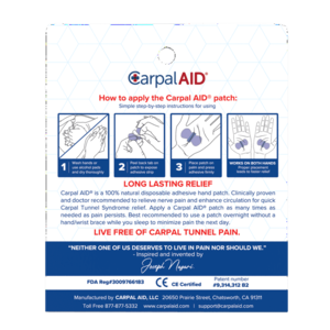 Carpal AID Fast Relief for Carpal Tunnel Syndrome, 2 OZ