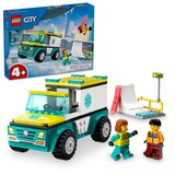 LEGO City Emergency Ambulance and Snowboarder 60403, thumbnail image
