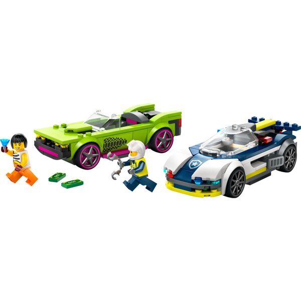 LEGO City Police Car and Muscle Car Chase 60415