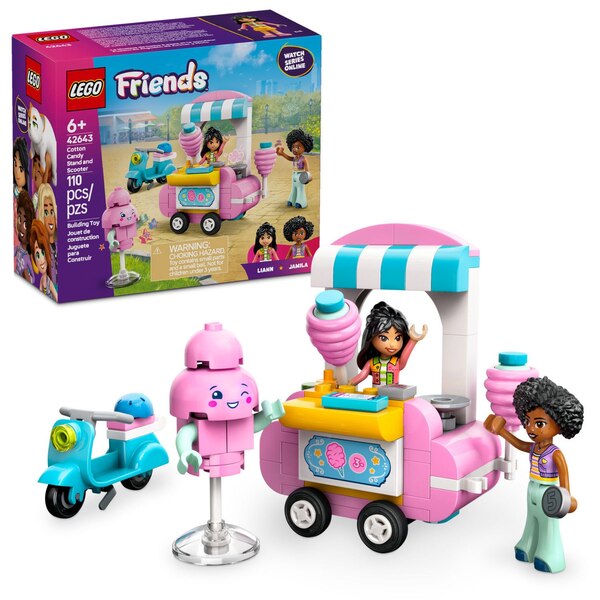 LEGO Friends Cotton Candy Stand & Scooter (42643)