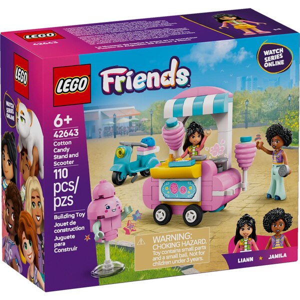 LEGO Friends Cotton Candy Stand & Scooter (42643)