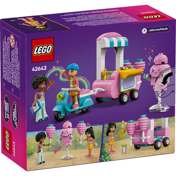 LEGO Friends Cotton Candy Stand & Scooter (42643)