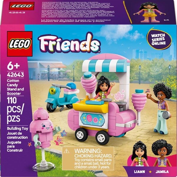 LEGO Friends Cotton Candy Stand & Scooter (42643)
