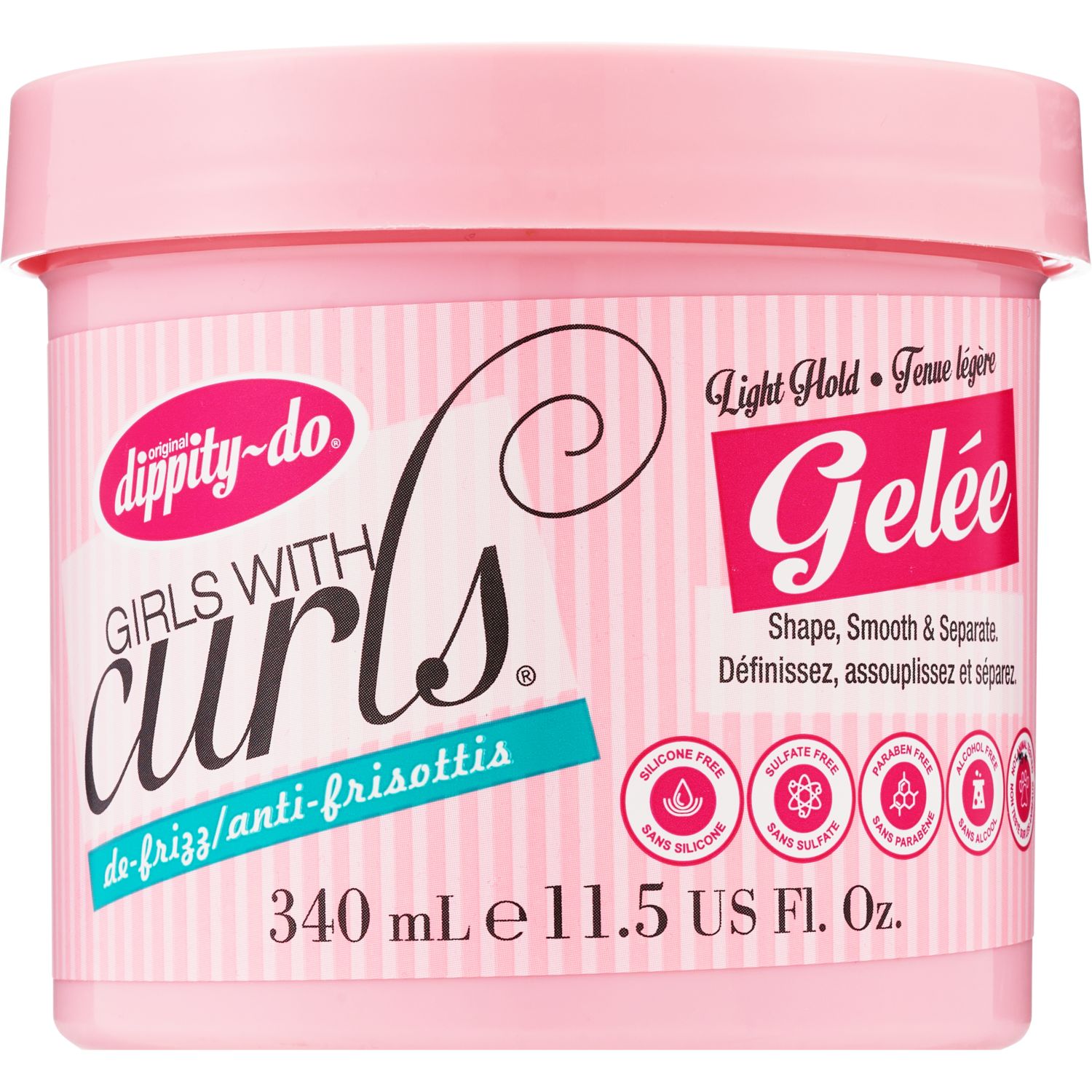 Dippity Do Girls with Curls Light Hold Gelee, 11.5 OZ