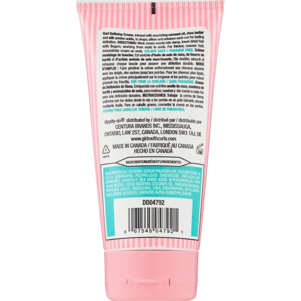 Dippity Do Girls with Curls Leave-In Curl Defining Cream, 4.2 OZ