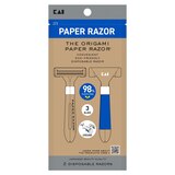 KAI Origami Paper Disposable Razor, BOGO, 2 CT, thumbnail image