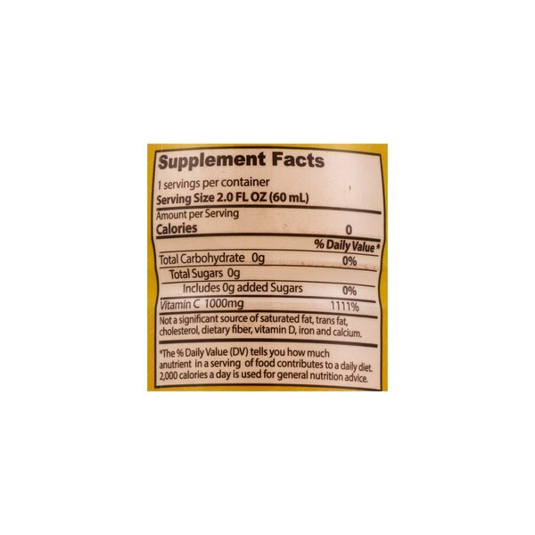 Alfa Vitamins Vitamin C 1000 MG Shot Immune Booster, Orange, 2.5 OZ