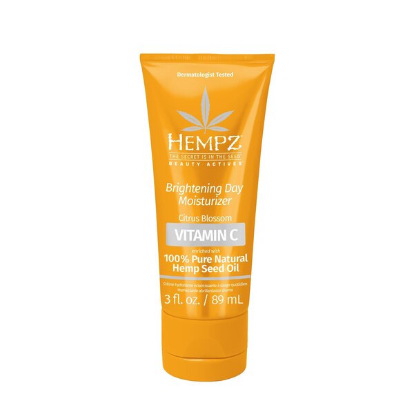 Hempz Citrus Blossom Brightening Day Facial Moisturizer with Vitamin C, 3 OZ