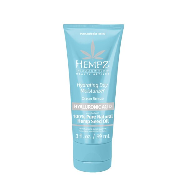 Hempz Hydrating Day Moisturizer with Hyaluronic Acid, Ocean Breeze, 3 OZ