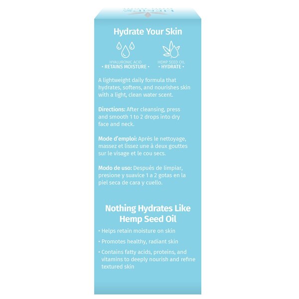 Hempz Hydrating Day Serum with Hyaluronic Acid, Ocean Breeze, 1 OZ