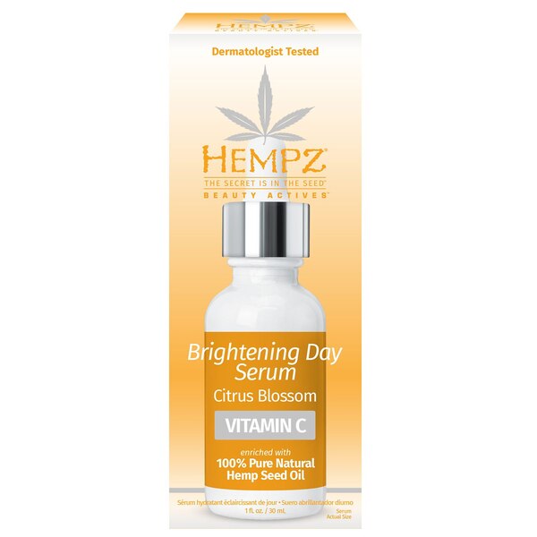 Hempz Citrus Blossom Brightening Day Serum with Vitamin C, 1 OZ