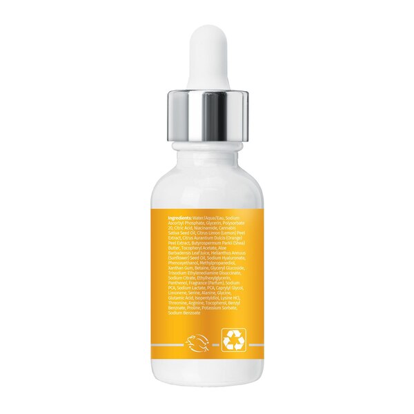 Hempz Citrus Blossom Brightening Day Serum with Vitamin C, 1 OZ
