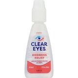 Clear Eyes Redness Relief Lubricant Eye Drops, 0.5 fl oz, thumbnail image 1 of 6