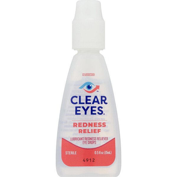 Clear Eyes Redness Relief Lubricant Eye Drops, 0.5 fl oz