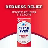 Clear Eyes Redness Relief Lubricant Eye Drops, 0.5 fl oz, thumbnail image 5 of 6