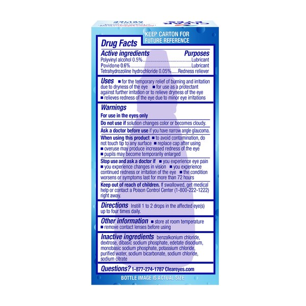 Clear Eyes Triple Action Relief Eye Drops