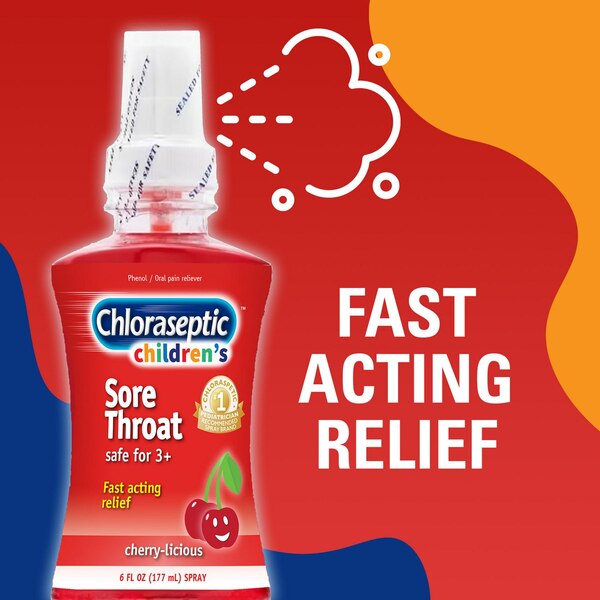 Chloraseptic Kids Sore Throat Spray Cherry