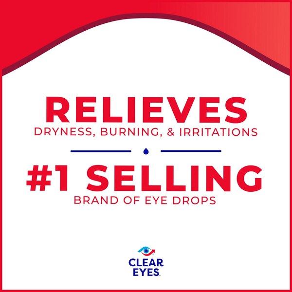 Clear Eyes Redness Relief Lubricant Eye Drops