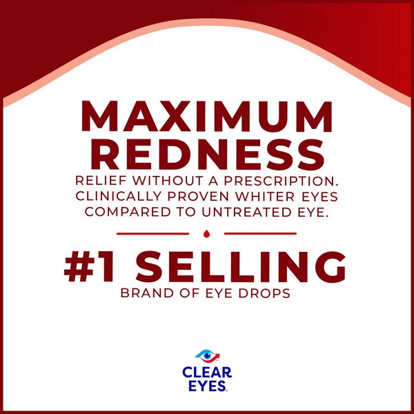 Clear Eyes Maximum - Gotas para aliviar el enrojecimiento